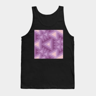 Arrows Of Soft Pink and Purple Tank Top